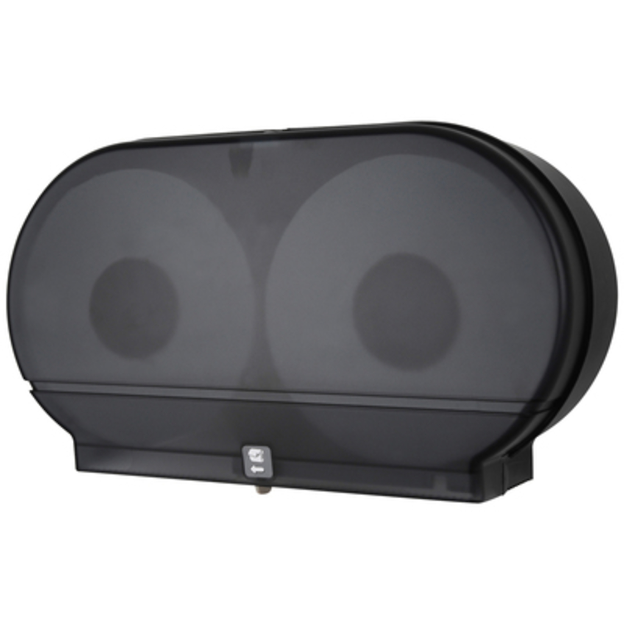 Twin Jumbo Bathroom Tissue Dispenser - Black 1/CS, Color Family Black, Model# TTD116